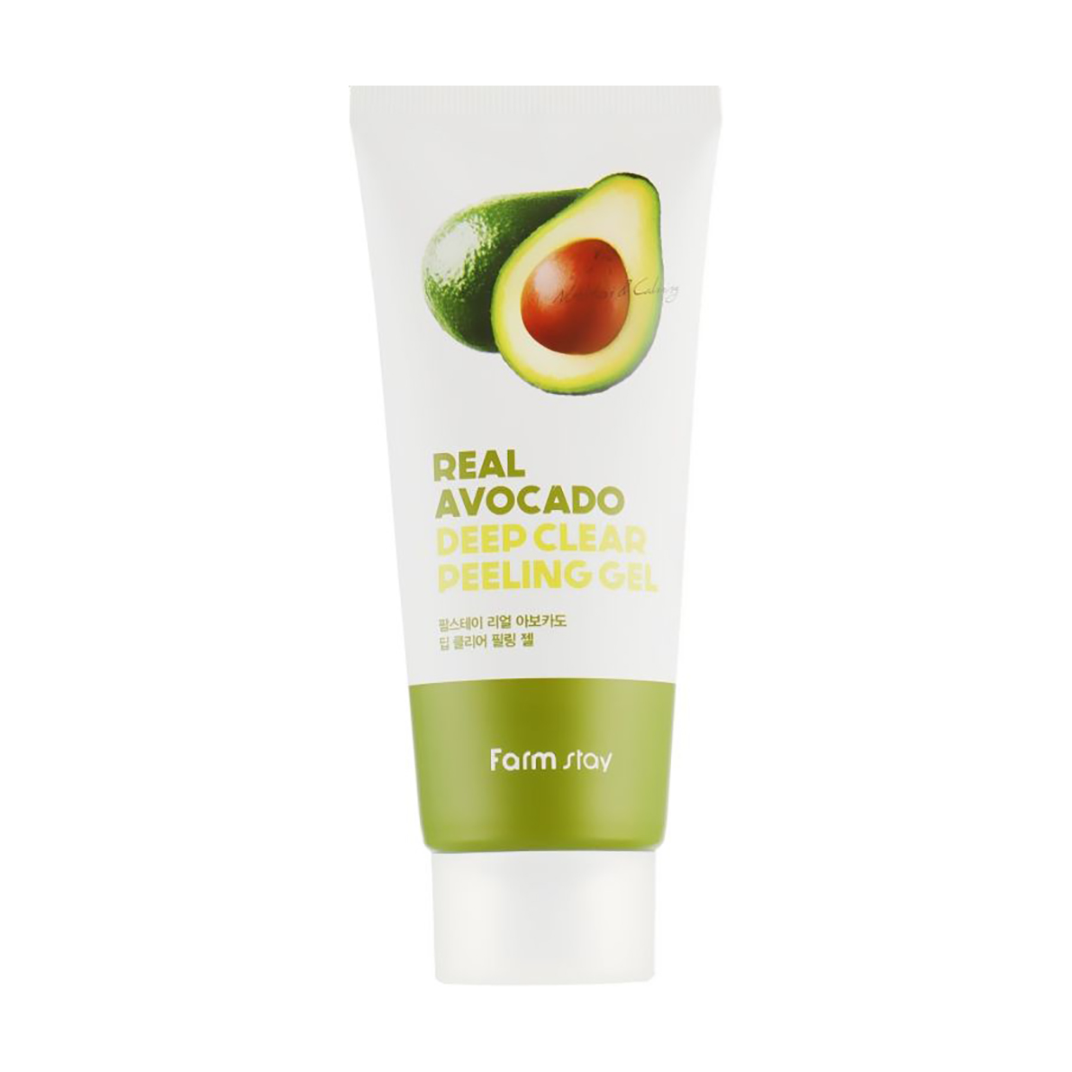 Пілінг-гель для обличчя FarmStay Real Avocado Deep Clear Peeling Gel з екстрактом авокадо, 100 мл